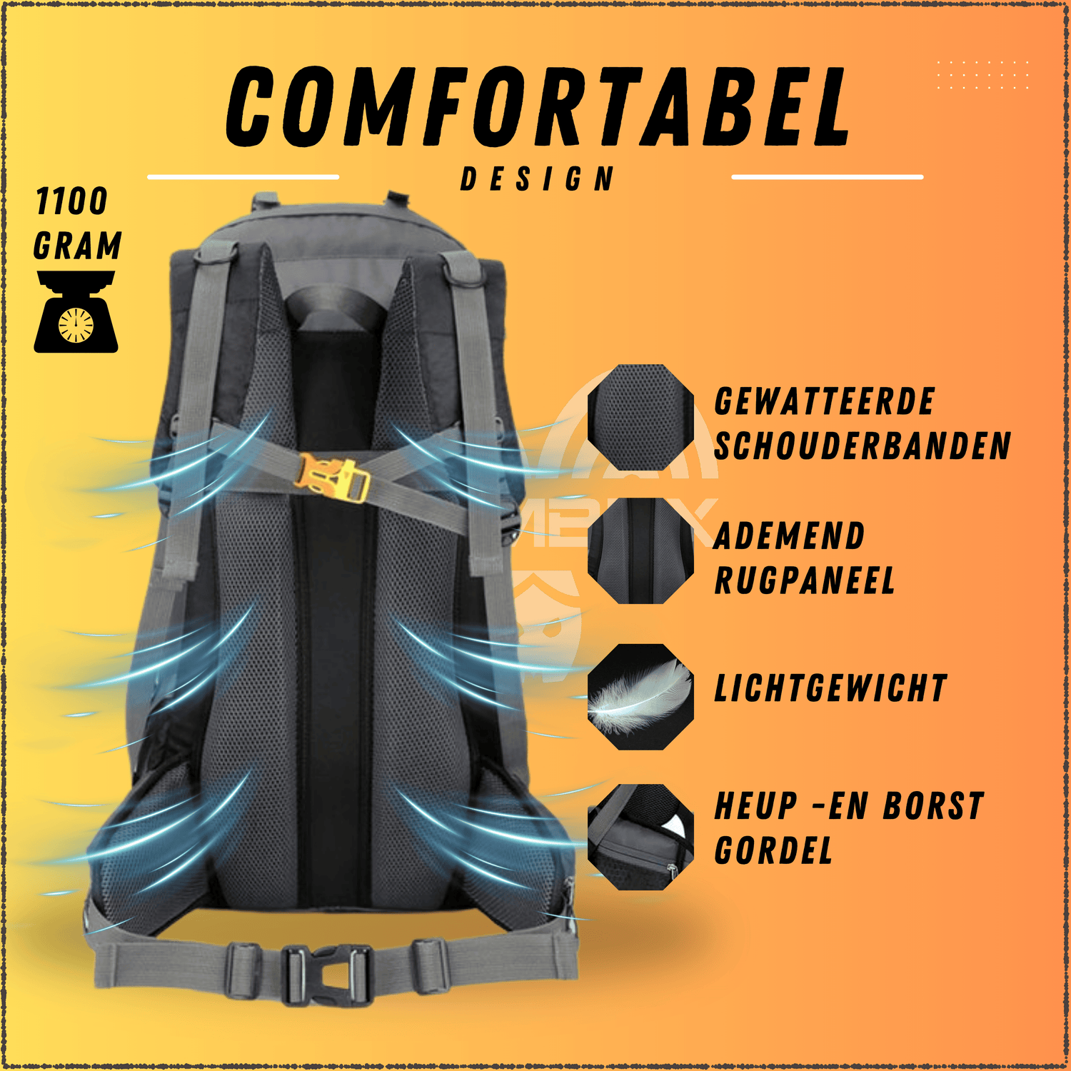 Backpack Adventure 60L Goud