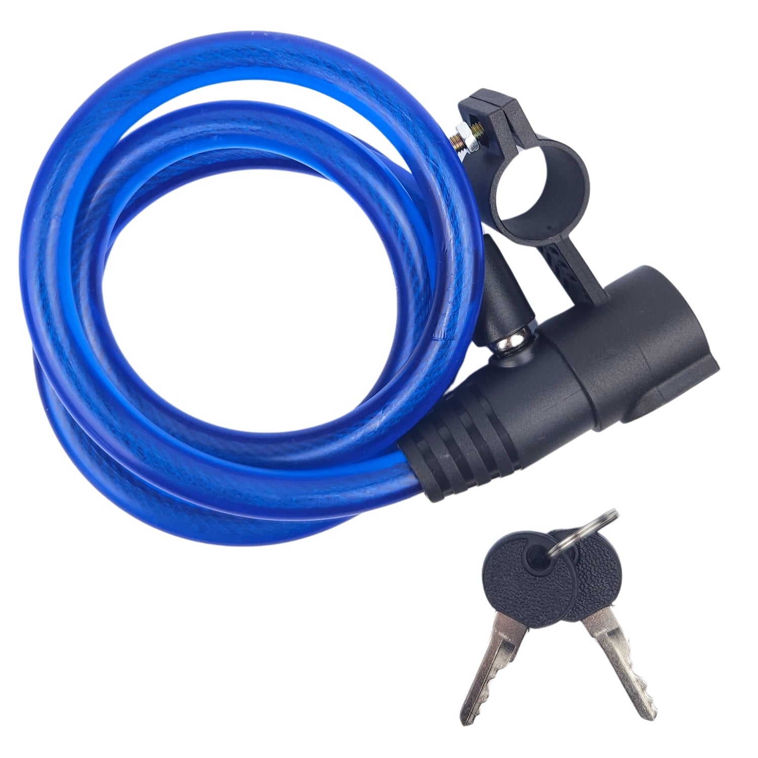 Kabelslot 1 Meter - Fietsslot - Scooterslot - 8mm - Blauw