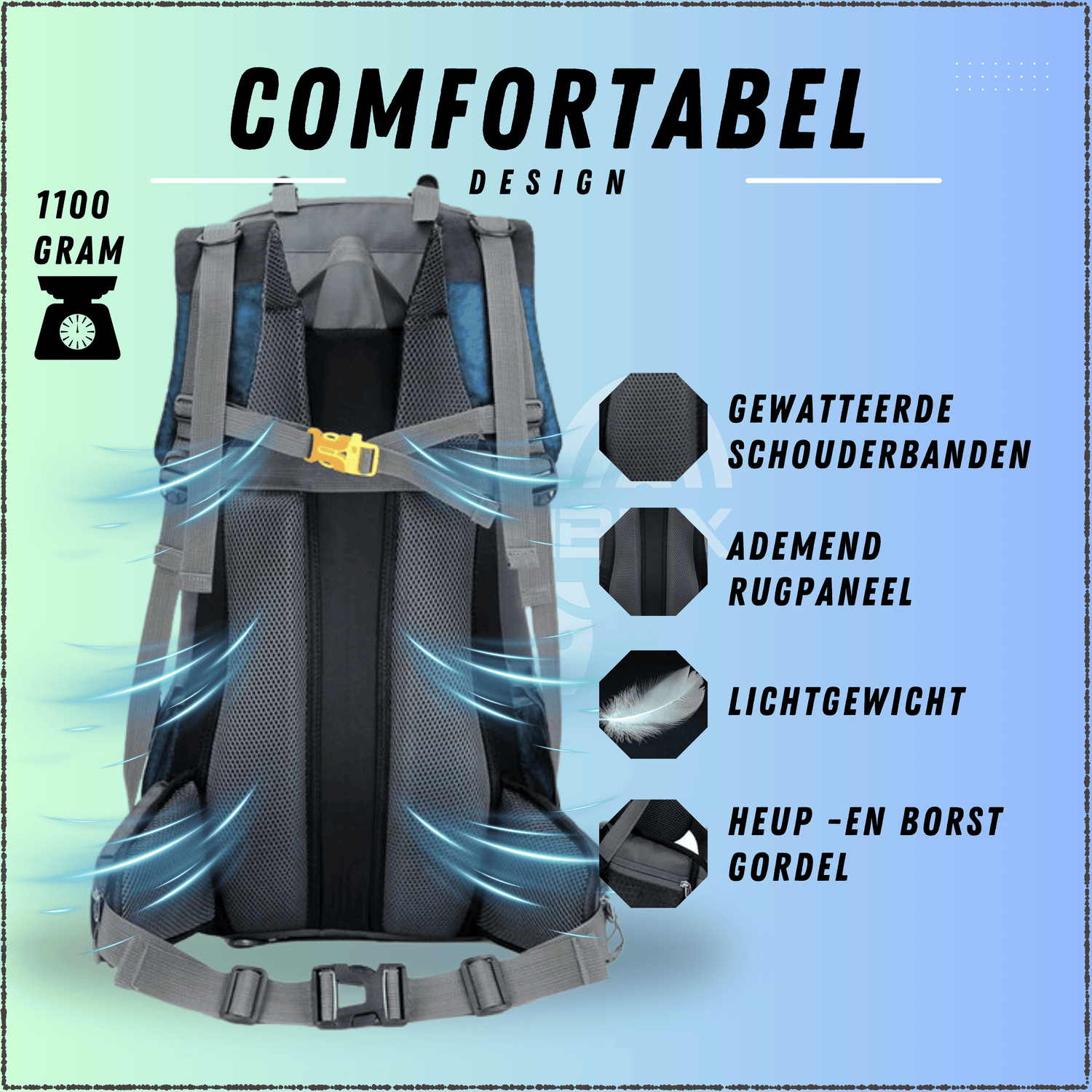 Backpack Adventure 60L Blauw