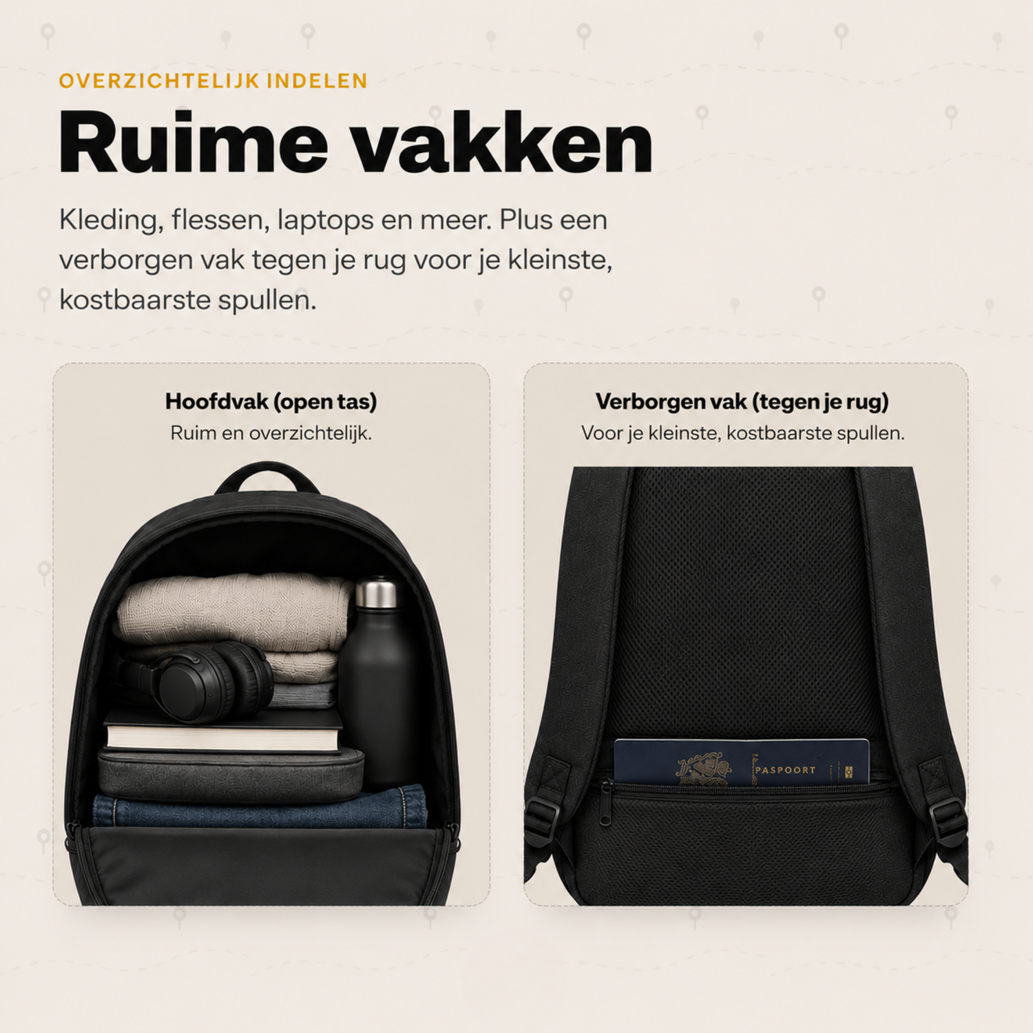 36L Daypack Laptoptas 17,3 inch