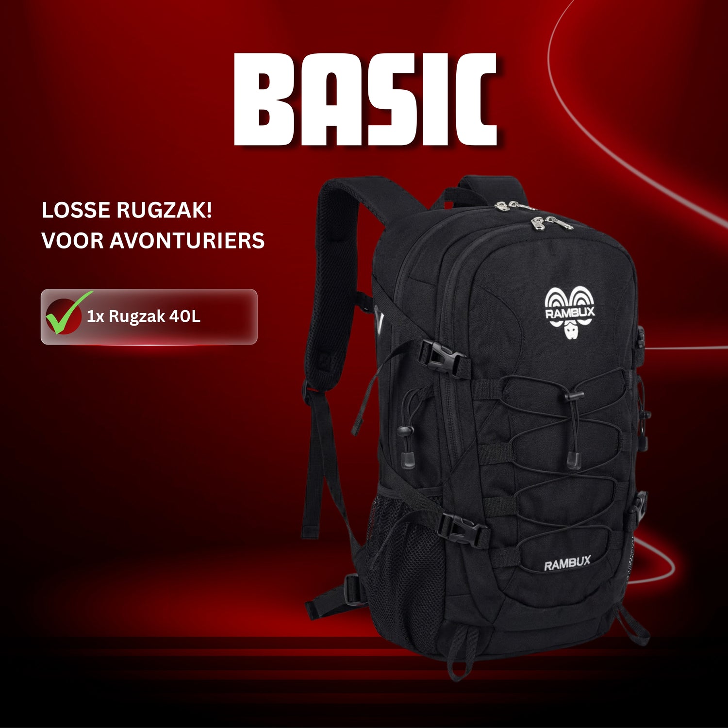 40L Hiking Rugzak Basic