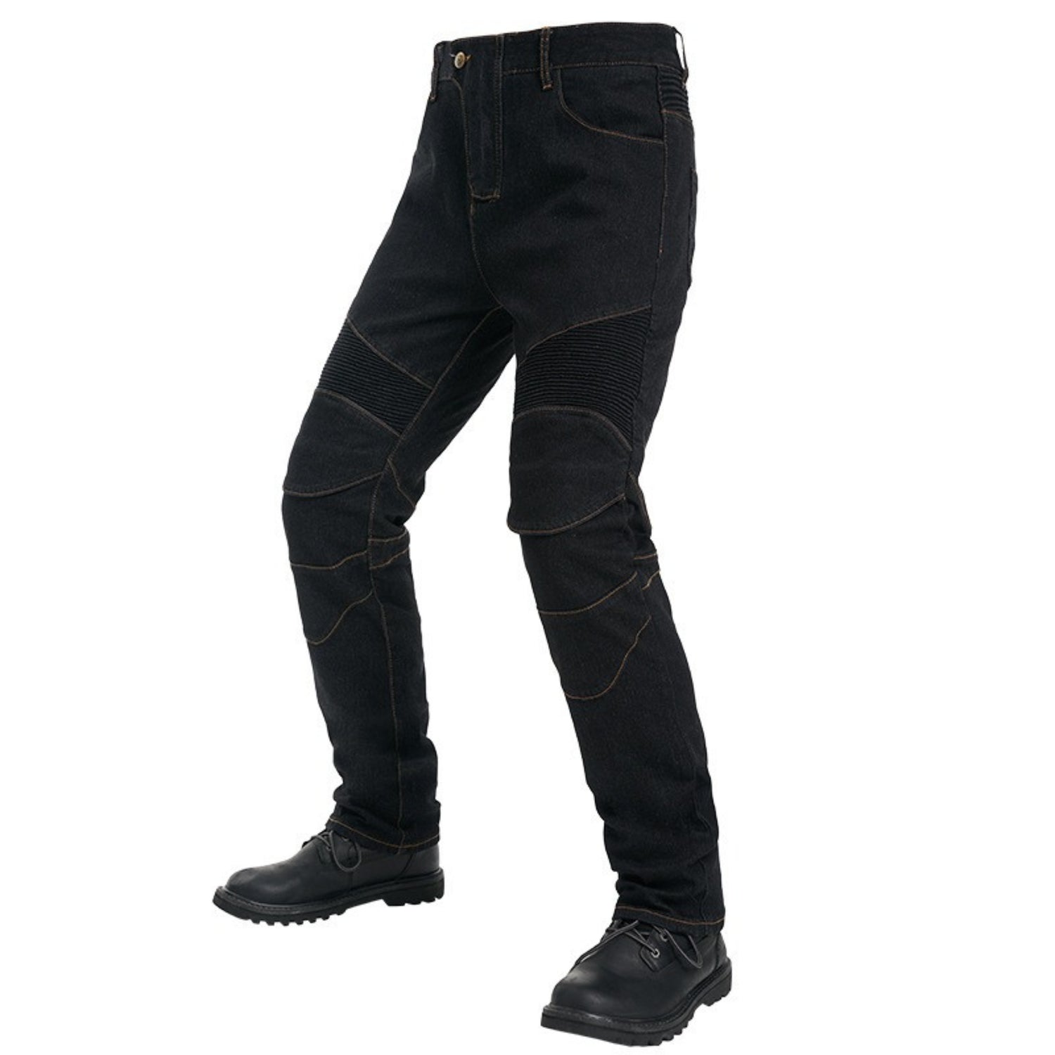Motorbroek Jeans Zwart met Protectie