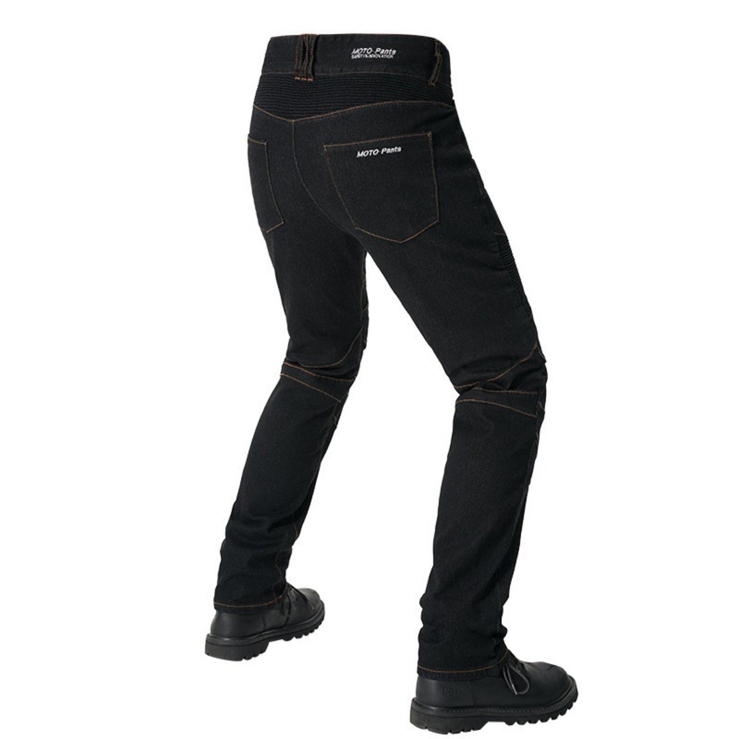 Motorbroek Jeans Zwart met Protectie