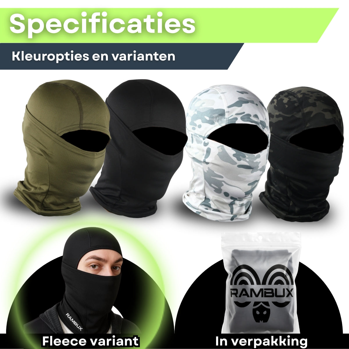 Thermo Balaclava Ski Masker Fleece