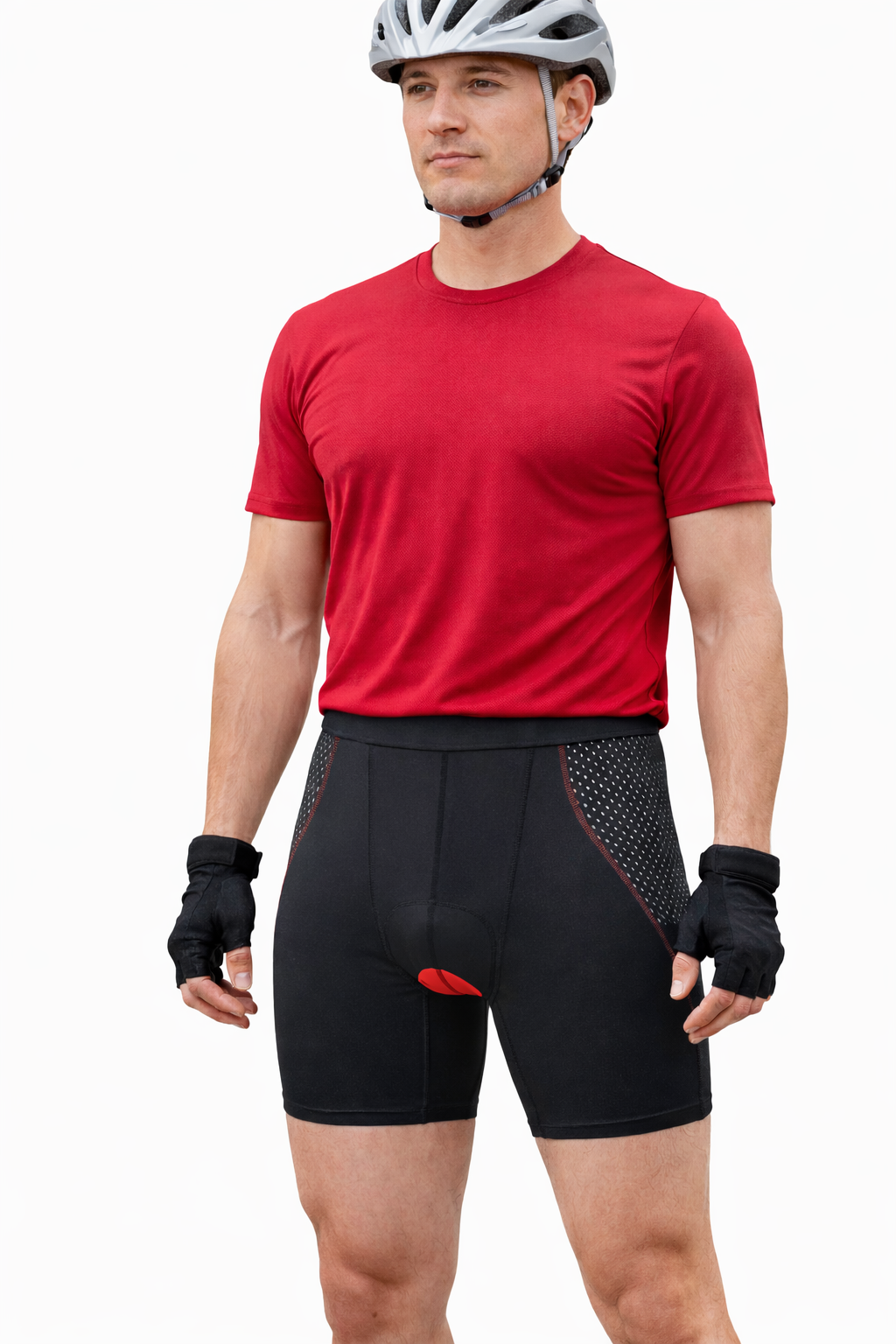 Cuissard de cyclisme avec peau de chamois