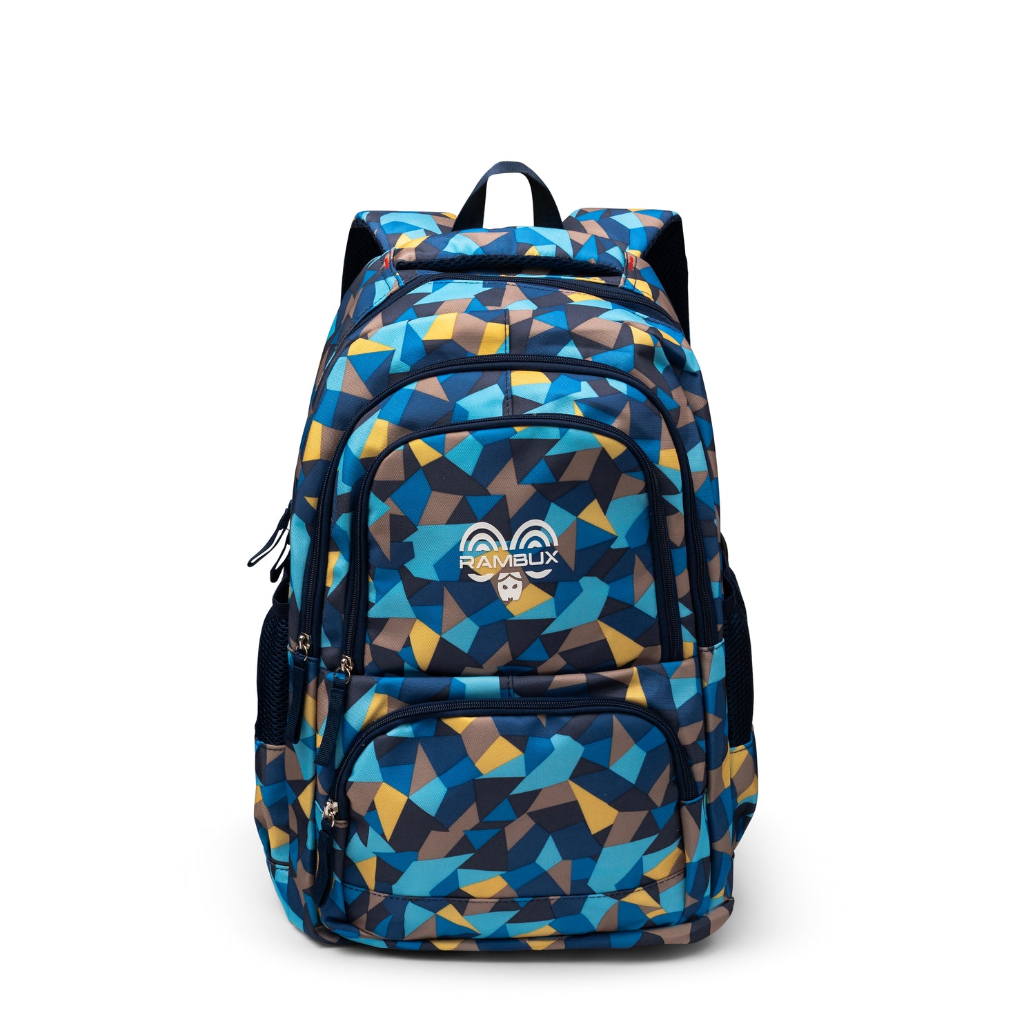 Schooltas Set - Blauw Abstract - 3-delig RAMBUX