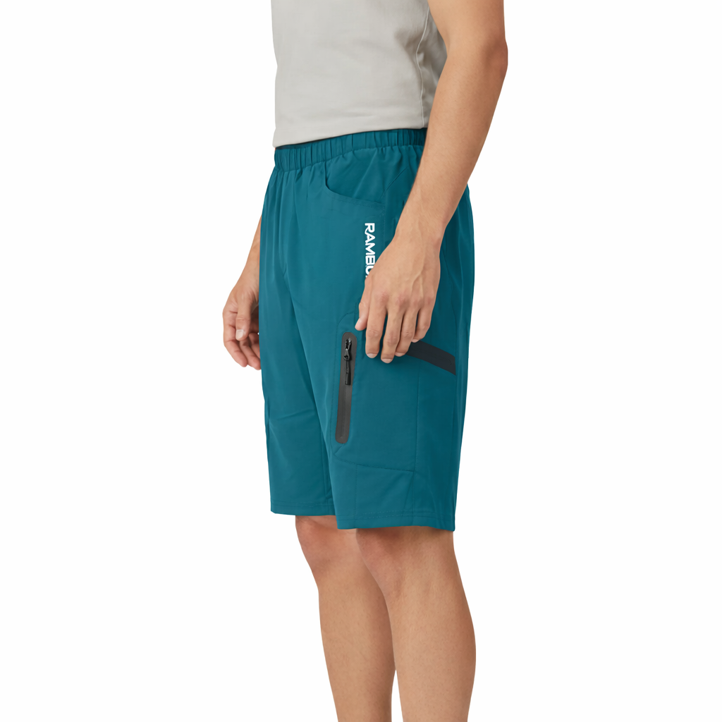 Cuissard de cyclisme pour homme avec peau de chamois bleu