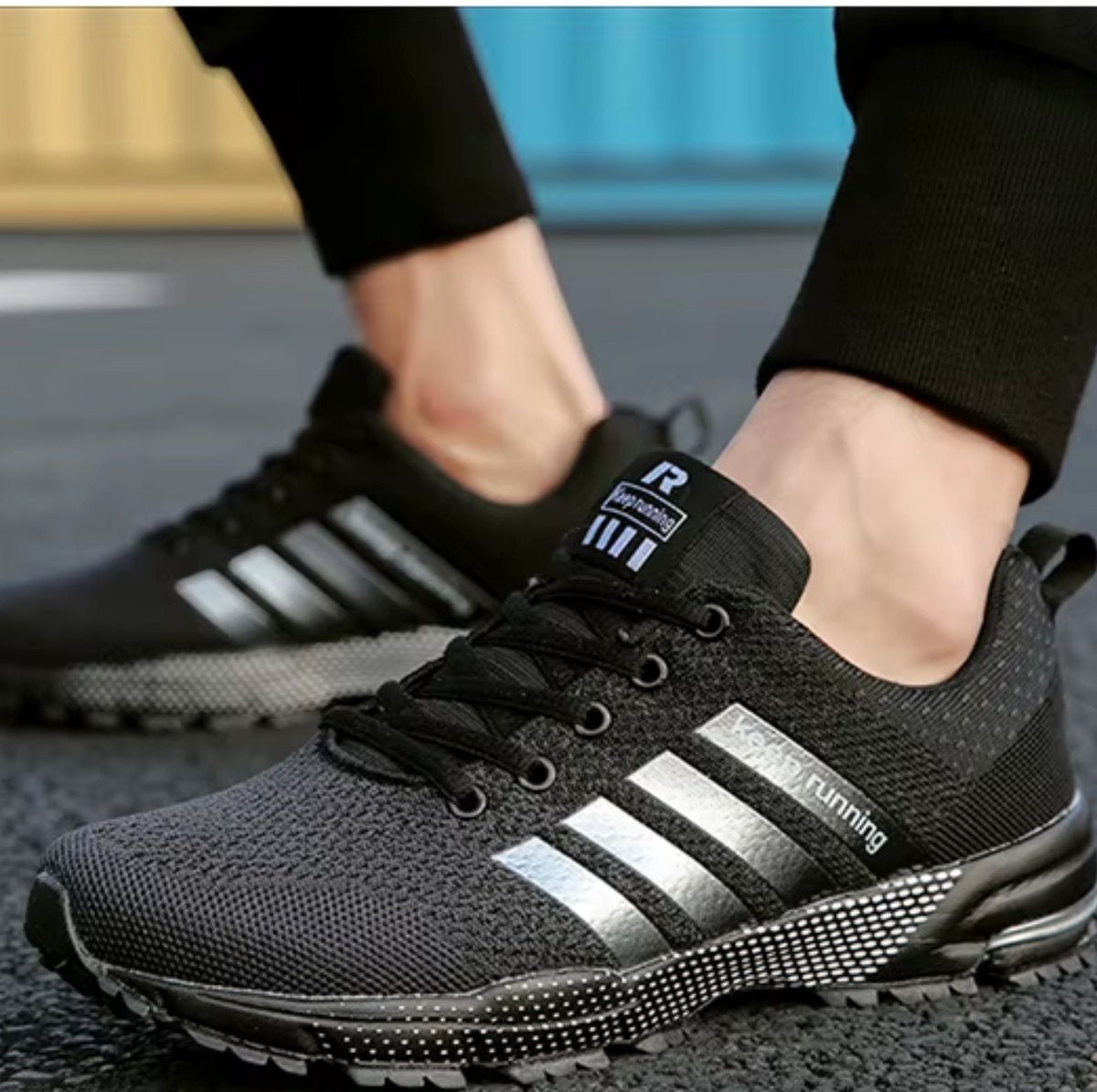 Sneakers - Zwart - Zomer Sportschoenen - RAMBUX