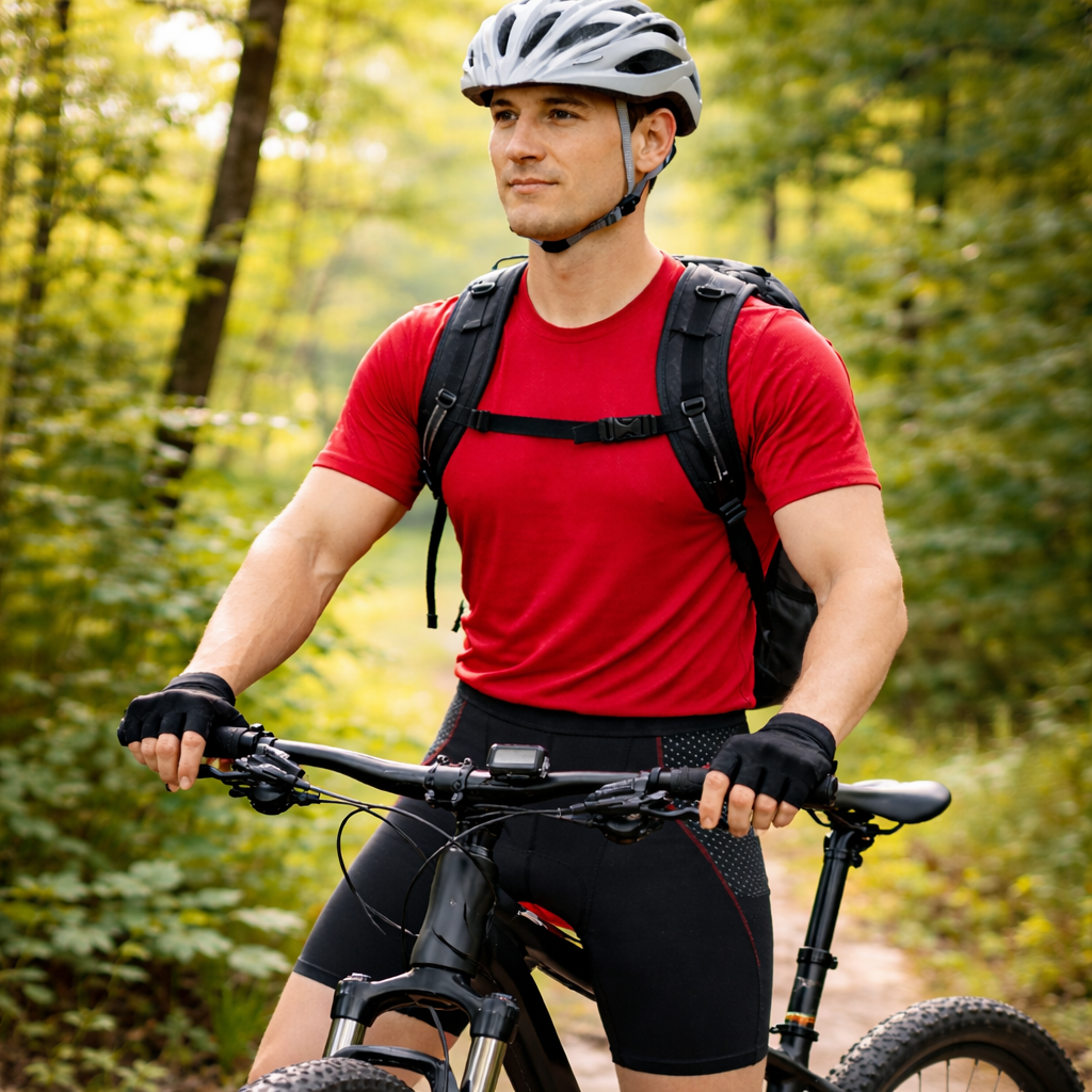 Cuissard de cyclisme avec peau de chamois