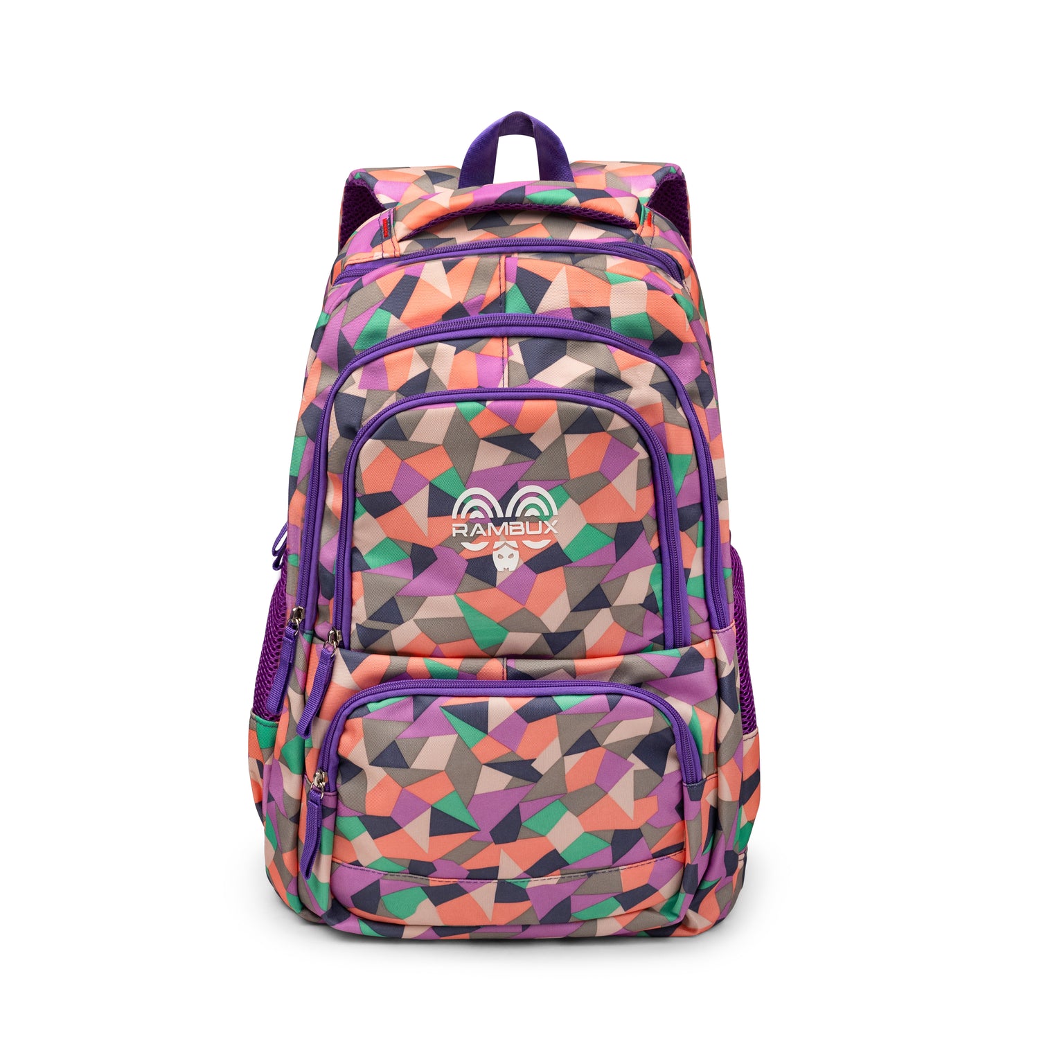 Cartable abstrait violet