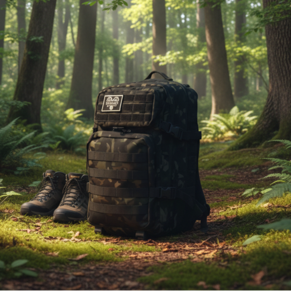 Sac à dos 45L Camo Noir