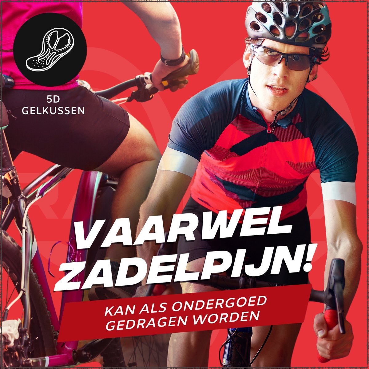 Cuissard de cyclisme avec peau de chamois
