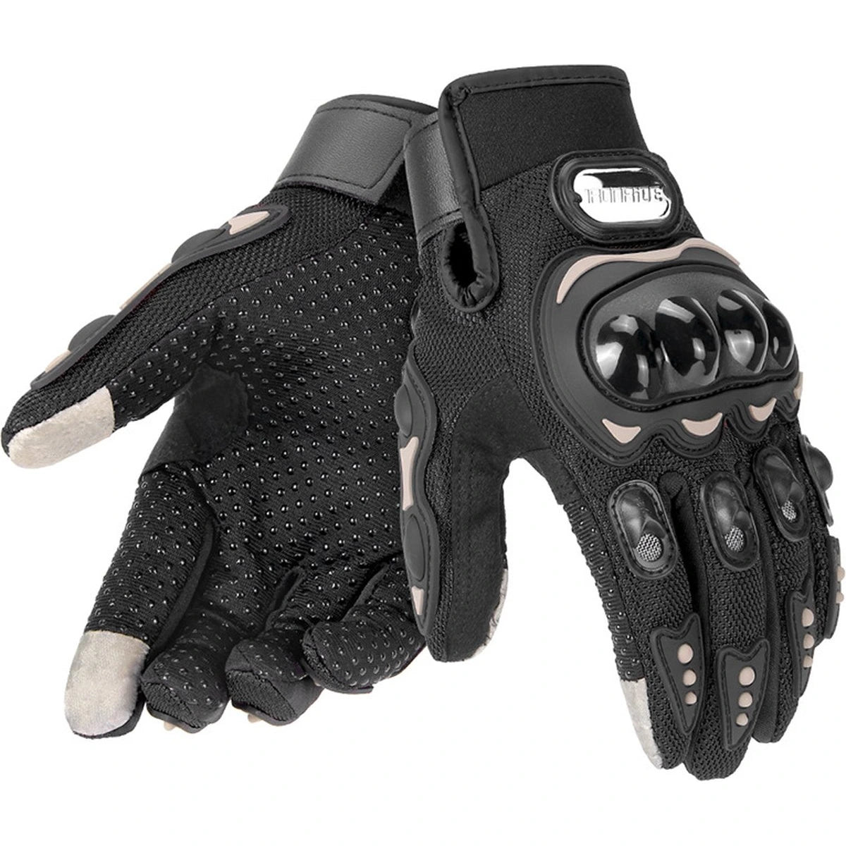 Mesh Motorhandschoenen Zwart